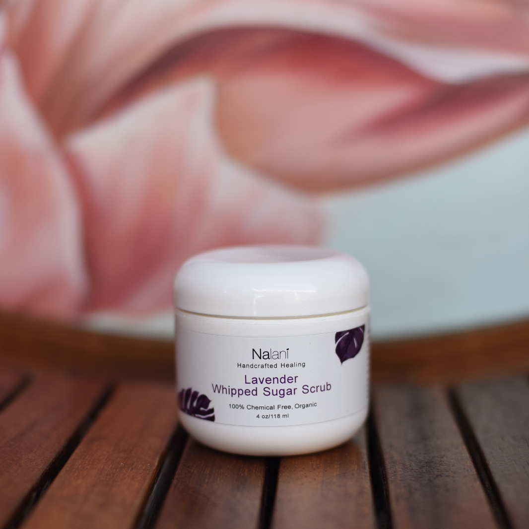 Lavender Whipped Sugar Scrub for Smoothness + Softness
