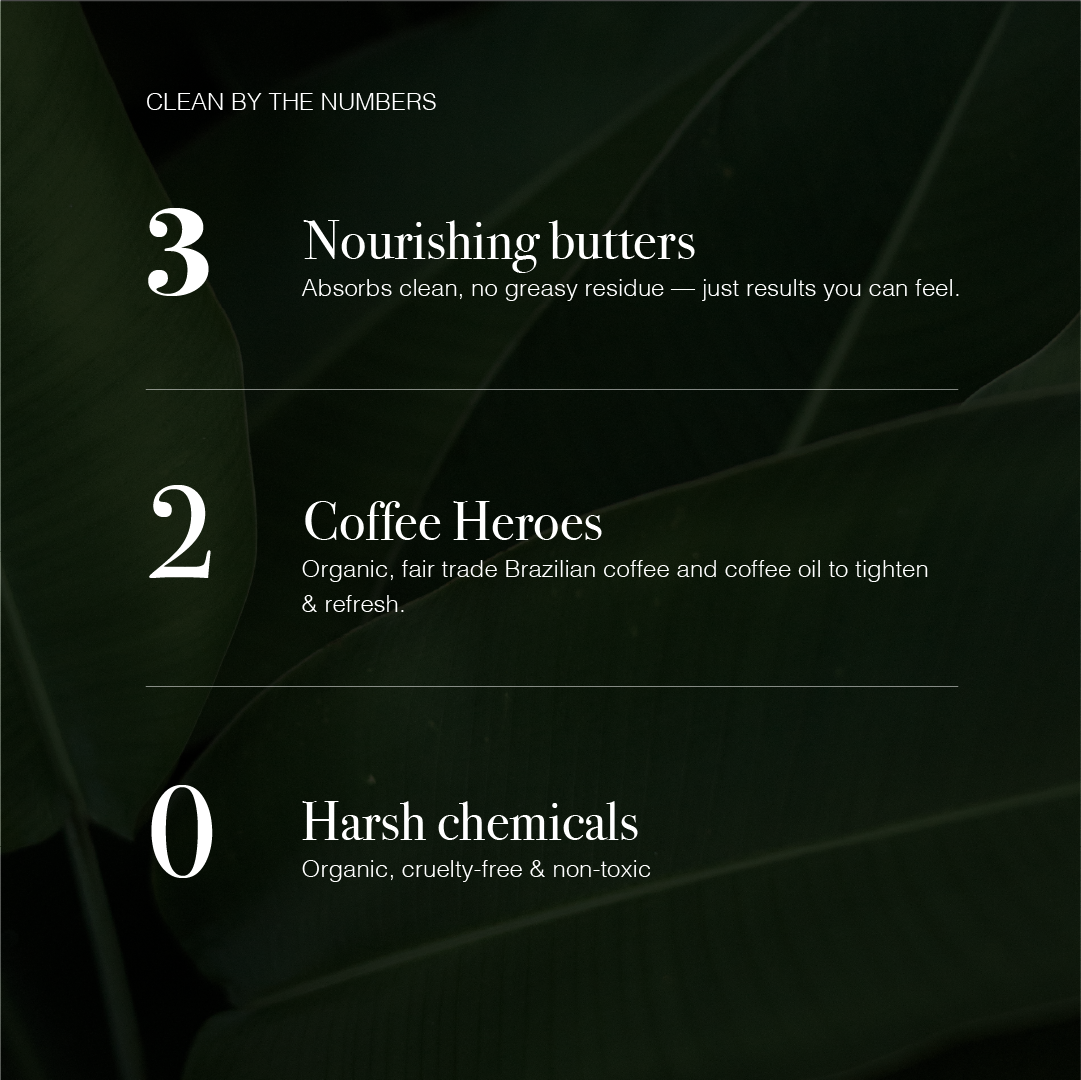 Brazilian Coffee Eye Cream for Hydration + De-Puffing