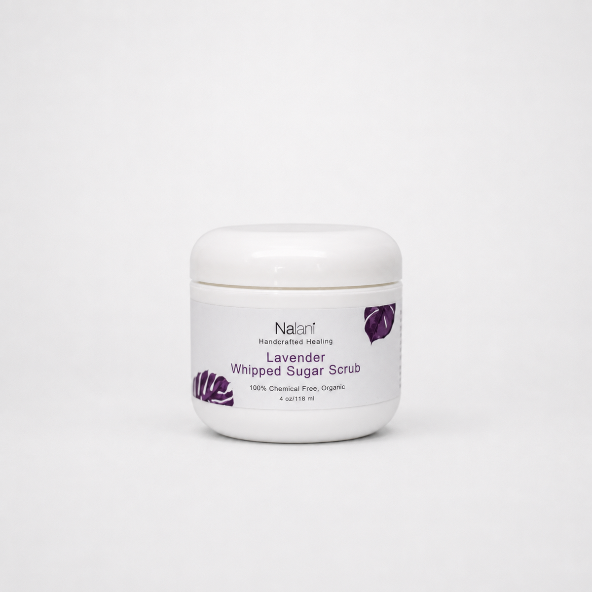 Lavender Whipped Sugar Scrub for Smoothness + Softness