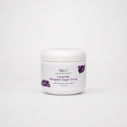 Lavender Whipped Sugar Scrub for Smoothness + Softness