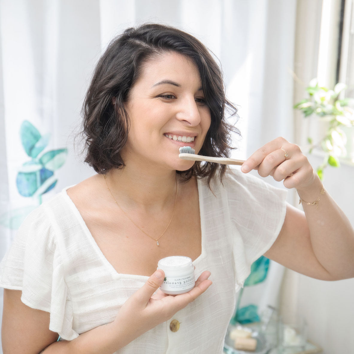 Teeth-Whitening Granules